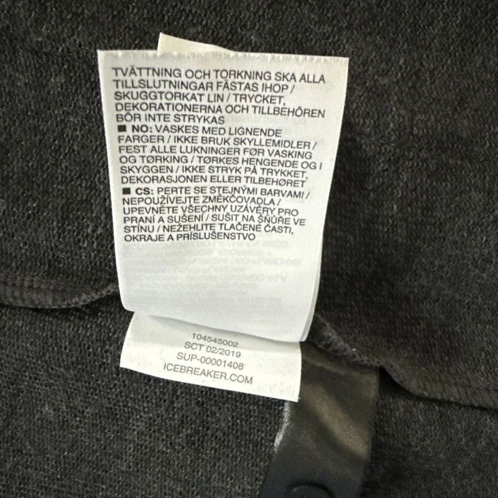 Icebreaker x TABI Goldwin Merino Wool Tech Blazer Men M Gray Sport Coat Travel